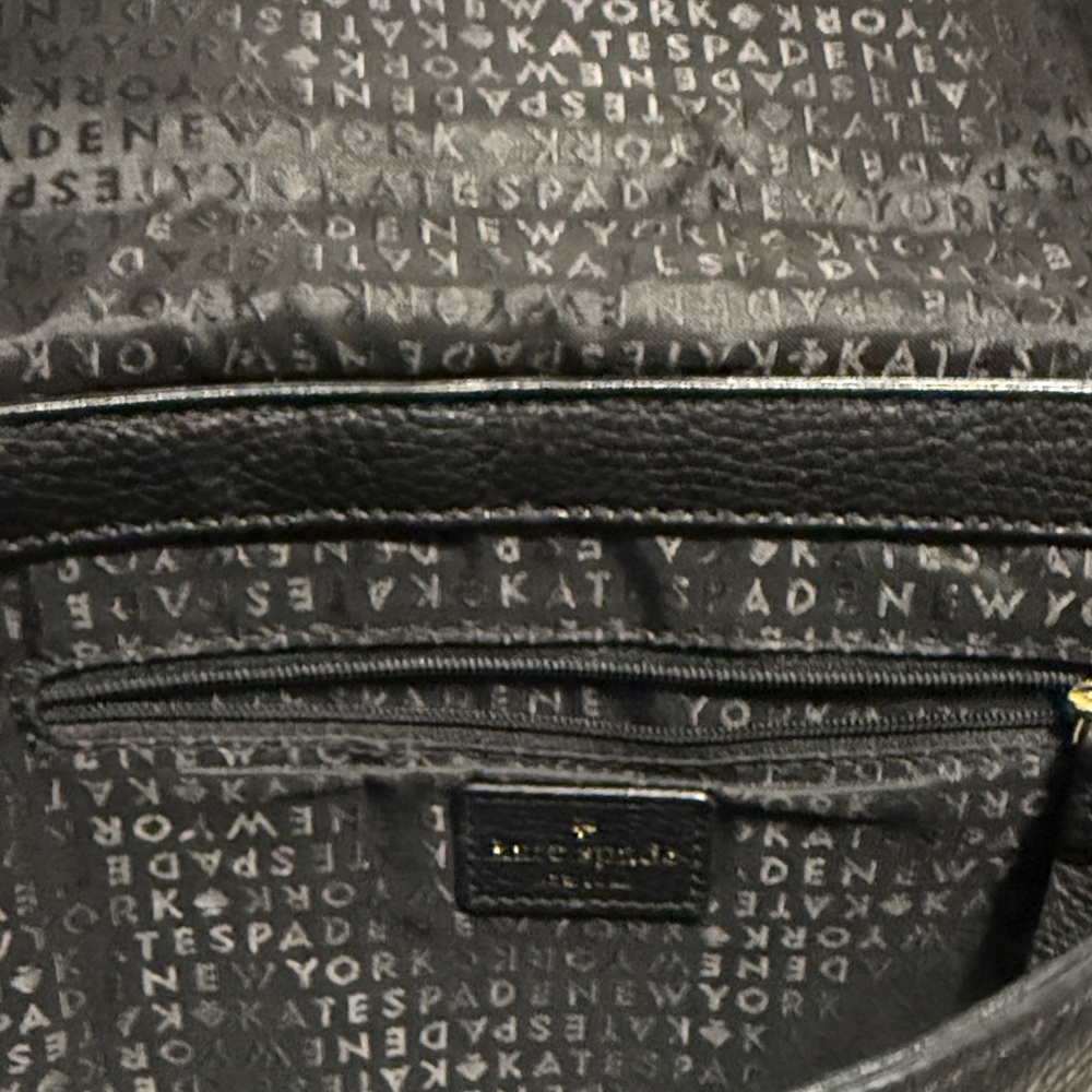 Kate Spade Black Leather Shoulder Bag - Picture 4 of 6